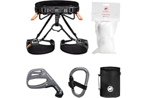 ‎MAMMUT Mammut Klettergurt Ophir 4 Slide - Schwarz, Polyamid, für Kletterer - Unisex, Klettergurt, 730g
