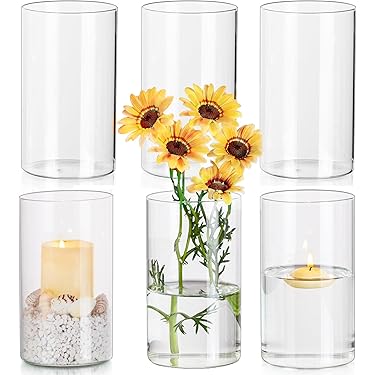 Ciotola In Vetro Per Candele Ø19x8 Cm - Spessa, Trasparente, Per Decorazione O Portacandele - Foto 3