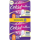 Orkid Platinum Hijyenik Ped Normal (Boy 1) Ekonomik Paket 14 Adet Ped