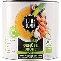 Little Lunch Bio Brühe | "Gemüsebrühe Klassik" | 420g | Vegan | 100% Bio-Qualität | Ohne zugesetzten Zucker | Ohne…