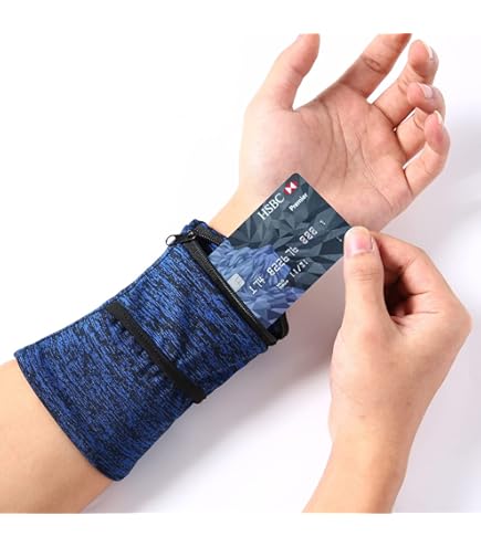 Pouch Wrist Card Holder Wrist Pouch 5-Pack Wrist Wallets For