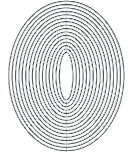 Fustelle Cerchi Vaessen Creative - 8 Forme Da 3 A 11cm, Per Carta E Tessuto - Foto 8