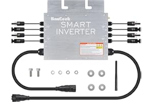 HamGeek SG1400MQ Mini Solar Mikroinverter Solar Microinverter Solar Panel Micro Inverter Max Output Power 1400W…