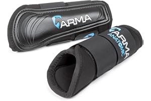 Shires Arma Neoprene Brushing Boots - Black