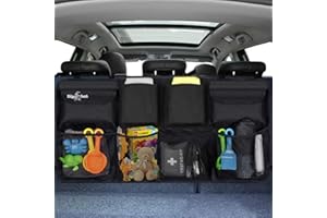 Big Ant Car Boot Organiser [600D Military-Grade] - 70L XL Capacity Waterproof Trunk Organizer with 8 Pockets & Anti-Slip Base, Fits SUV/Van (88x46cm)