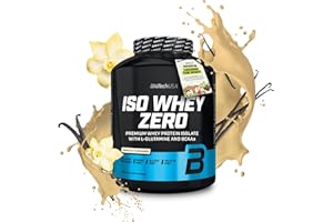 BioTechUSA Iso Whey Zero | Premium Whey Protein Isolate | Grass-Fed | Enzyme-Free | Sugar- and Gluten-free, 2.27 kg, Wanilia