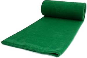 ORIENT FASHION Vello, Maglieria in pile 200 g/m², 50 x 155 cm (Erba verde)
