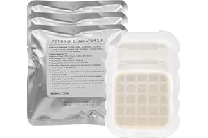 2.0 Deodorante per Toilette per Gatti Autopulente, Feriva Eliminatore di Adori per Lettiere di Gatti, Controllo Degli Odori Fragranza a Lunga Durata, Non Irritante, Alta Sicurezza(Confezione da 3)