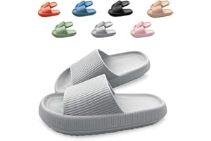 Neteson Cozislides Original Slippers Damen Rutschfeste Hausschuhe Herren Weich Badeschlappen Cloudyzz Schlappen Sommer Badelatschen Gummi Pantoletten