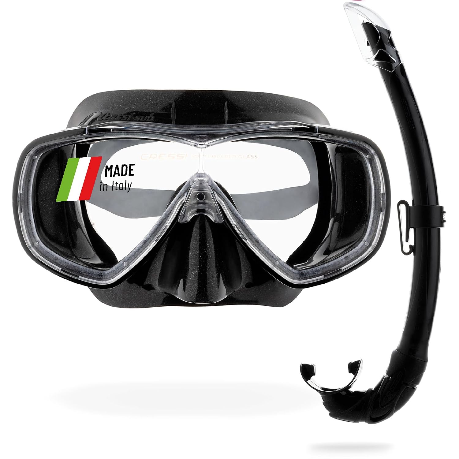 CRESSI dal 1946 - Onda Maschera Subacquea Adulti Vetro Temperato Snorkeling