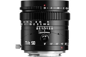 TTArtisan 50 mm F1.4 przechylony obiektyw aparatu pełna ramka duża przysłona ręczny obiektyw miniaturowy krajobraz fotografowanie do Sony E Mount