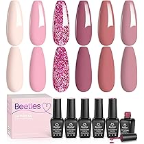 Beetles 15 Ml Rose Nude Vernis Semi Permanent, Nude Crémeux Vernis à