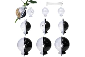 RIZTGAE 9 Pièces Germoir Boule de Marcottage Aerien, Godets de Repiquage Germer pour Plante Germer Intérieur Extérieur Matériel pour Serre et Semis Bouturage Bac Semis Boule Marcottage Plaque Semis