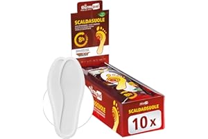 THERMOPAD Ocieplacz do podeszwy (wkładka) rozm. S, M, L, XL lub XXL (36 – 46) – oryginalny produkt: 10 par podkładek termicznych na 8 godzin ciepła I natychmiast gotowe do użycia wkładki do stóp