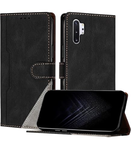 Housse Portefeuille Magnétique Pour HTC Desire 10 Lifestyle / 825 – Noir Avec Stand Et Fentes Cartes
