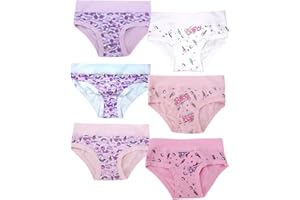 EMY Mutande Bambina Ragazza Anni Cotone 6 Pezzi