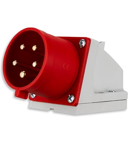 Toma de Empotrar Newkon 3P N T 16A 380/440V~ 6H Ip44 Rj N-5046 Steck Toma de Empotrar Newkon 3P N T 16A 380/440V~ 6H Ip44 Rj N-5046 Steck