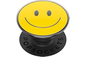 PopSockets PopGrip - Soporte y Agarre para Teléfonos Móviles y Tablets con un PopTop Intercambiable - Enamel Be Happy