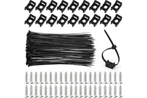 100 st kabelhållare skruvbar svart buntbandshållare kabelfäste kabelhantering kabelklämmor nylon sadelhållare fäste med buntb