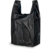 Merpak Packaging Thick Black Bag Medium Size 1 Kg Rustle Athlete Bag Market Bag