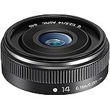 Panasonic LUMIX H-H014AE-K Micro Four Thirds 14 mm Single Focal Length Lens - Black