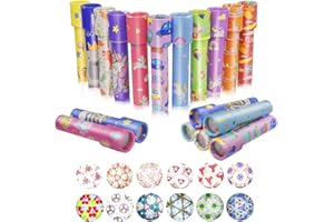 ARTGHJL 18 PCS Klassisches Kaleidoskope, Kaleidoskop Kinder, Vintage Retro-Kaleidoskope Lernspielzeug für Kindergeburtstag, Neujahr, Weihnachten, Vorratsfüller, Schule, Klassenzimmer, Zufällige Farben