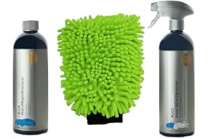 COMBLU Koch Chemie Nano Magic Shampoo 750ml + Koch Chemie Insect & Dirt Remover 750ml mit MC Mikrofaser AutowaschhandschuheF