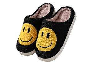 Meik Mangni Chausson Femme Homme Pantoufles en Peluche Chaud Fourrure Mules Memory Foam Slippers Antidérapant Semelle Intérieur/extérieur
