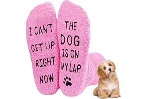LOKXMVE 1 Pair of Novelty Socks for Women, Dog Socks Women, Dog Lover Gifts, Gifts for Women who Have Everything, Christmas Valentines Birthday Presents for Women, Dog Lovers Socks Gifts for Women Men