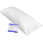 King Pillowcase 55 x 180 cm White