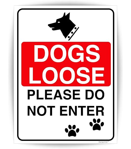 INDIGOS UG - Adesivo - Sicurezza - Avviso - Attenzione - Cani di protezione in uso - 200 x 150 mm - Hotel, azienda, protezione, Kita, medico, pratica, appartamento