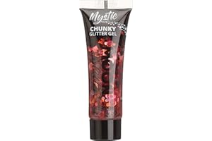 Gel de brillantina consistente mística por Moon Glitter - 12ml - San Valentin - Pintura Facial Brillante
