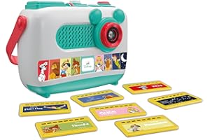 Clementoni | Projecteur & Conteur d’Histoires Plus – Disney Baby pour Bébés dès 12 Mois | 8 Histoires Classiques Incluses | Projection Visuelle & Sonore | Recharge avec Figurines Disney | Idée Cadeau