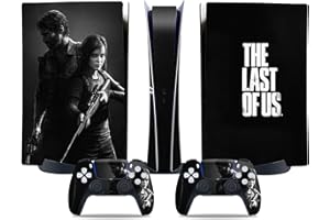 MaD Vision® Extra-Durable Skin Kit for PlayStation 5 (PS5) Digital | Matte Vinyl Decal Set for Console + 2 Controllers - for Last of Us Design