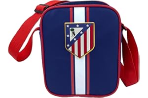 CYPBRANDS Atlético de Madrid, Bandolera, Bolsa, Riñonera, Color Azul, Producto Oficial
