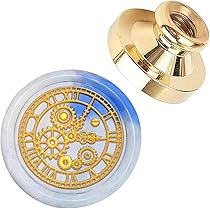 Tampon Sceau De Cire Style Vintage - Motif Épi De Blé Pour Invitations Et Lettres