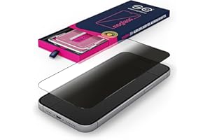 se® noglass Privacy Displayschutz für iPhone 16 Pro / 17 / 17 Pro - stoßfest & bruchfest, flexible Polymerfolie mit Hartbeschichtung, Blickschutz, kratzfest & langlebig, nachhaltiger Bildschirmschutz