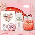 Gifts for Grandma Personalised Glass Grandma Birthday Gifts Christmas Gifts for Women Nanny Birthday Pamper Hamper Gifts from Grandchildren