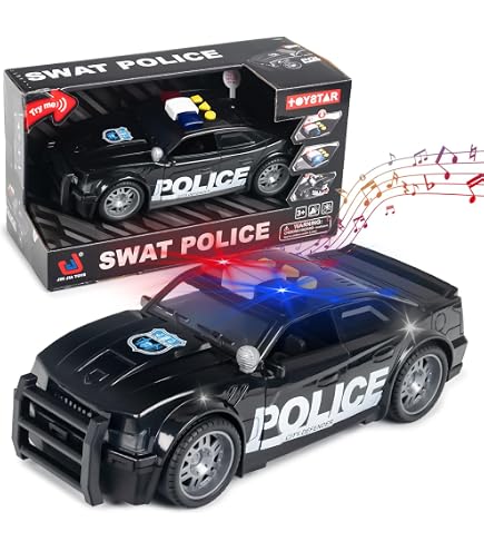Voiture Jouet Mercedes Classe A Police Portugaise PSP Dickie Toys - Friction, Lumières Et Sons - À Partir De 3 Ans Dickie Toys Réaliste