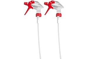 BiOHY Testa di spruzzo Tex Spray in rosso (2 pezzi) | Tappo di spruzzo per bottiglie (adatto alla filettatura 28/410) (Sprühkopf)