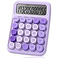 Mr. Pen Mechanical Switch Calculator - 12 Digits, Large LCD Display, Purple, Big Buttons