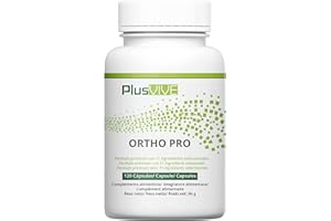 Plusvive - Ortho Pro Lot de 120 capsules de glucosamine, chondroïtine, méthyl-sulfonyl-méthane (MSM) et acide hyaluronique, pour soin des articulations
