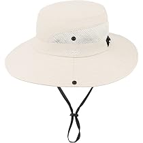 Cappello da sole da donna pieghevole con tesa larga e parte