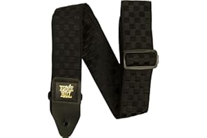 Ernie Ball Tracolla per chitarra, Jacquard Black Checkers