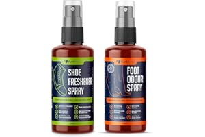 FUNKAWAY Shoe Freshener & Foot Deodorizer Spray Bundle (2x200ml) | Odor Eliminator for Smelly Shoes | Antibacterial Shoe Spray | Shoe Deodorizer & Odour Eliminator | Shoe Freshener & Deodoriser for Freshness