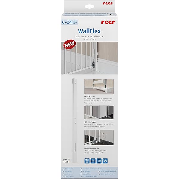 Reer Prolunga Per Cancelletto Di Sicurezza - Estensione Da 7 Cm Bianco Per Montaggio A Pressione - Foto 6