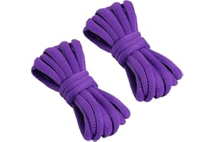 VSUDO Cordones de Zapatos Deportivos Ovalados para Zapatillas, Cordones para Zapatillas de Baloncesto, Cordones Zapatos Deportivas, Deportivas Zapatos Cordones para Hombre o Mujer