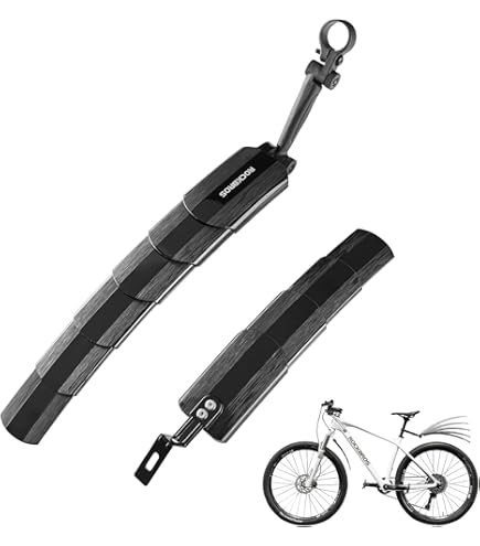 Set Di Parafanghi Per Bicicletta, Per Mountain Bike, Anteriore E - Foto 6