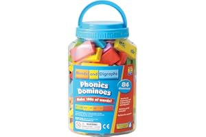 EDUCATIONAL INSIGHTS Learning Resources Phonics Dominoes - Blends & Digraphs,7.4 x 4.8 x 3.3 inches