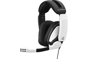 EPOS Sennheiser GSP 301 - Cuffie da gioco con cavo, colore: Nero/Bianco